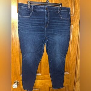 American Eagle Outfitters Dark Blue Relaxed Jeans